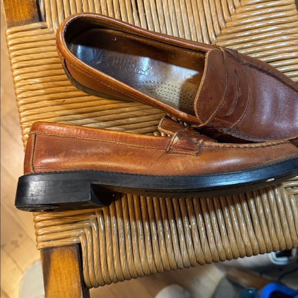 G H Bass & Co Weejun Tan Leather Women’s Loafers - Picture 3 of 10